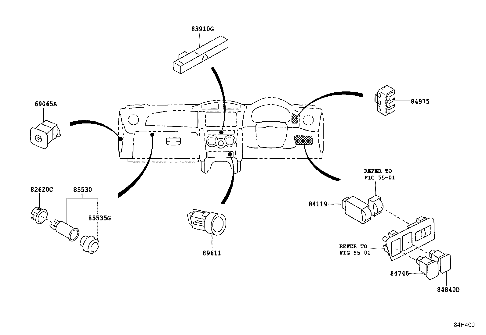SU003-06970 SWITCH ASSY, PATTERN SELECT product image