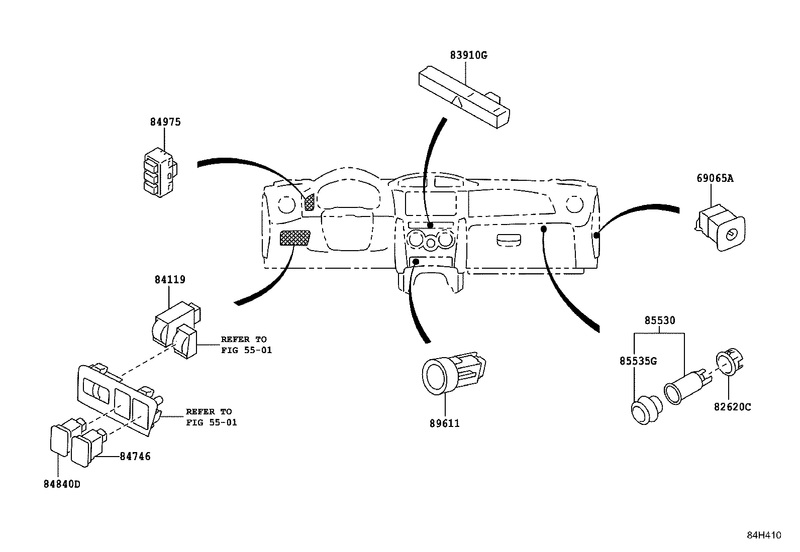 SU003-06970 SWITCH ASSY, PATTERN SELECT product image