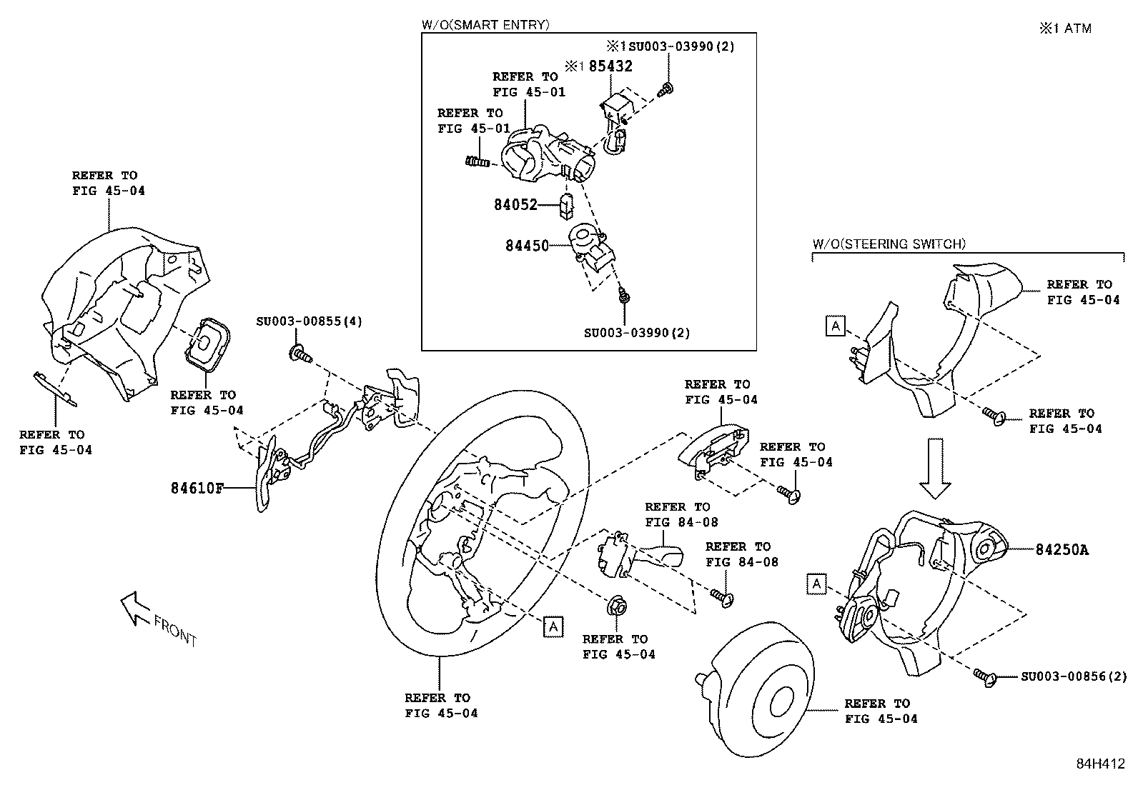SU003-06970 SWITCH ASSY, PATTERN SELECT product image