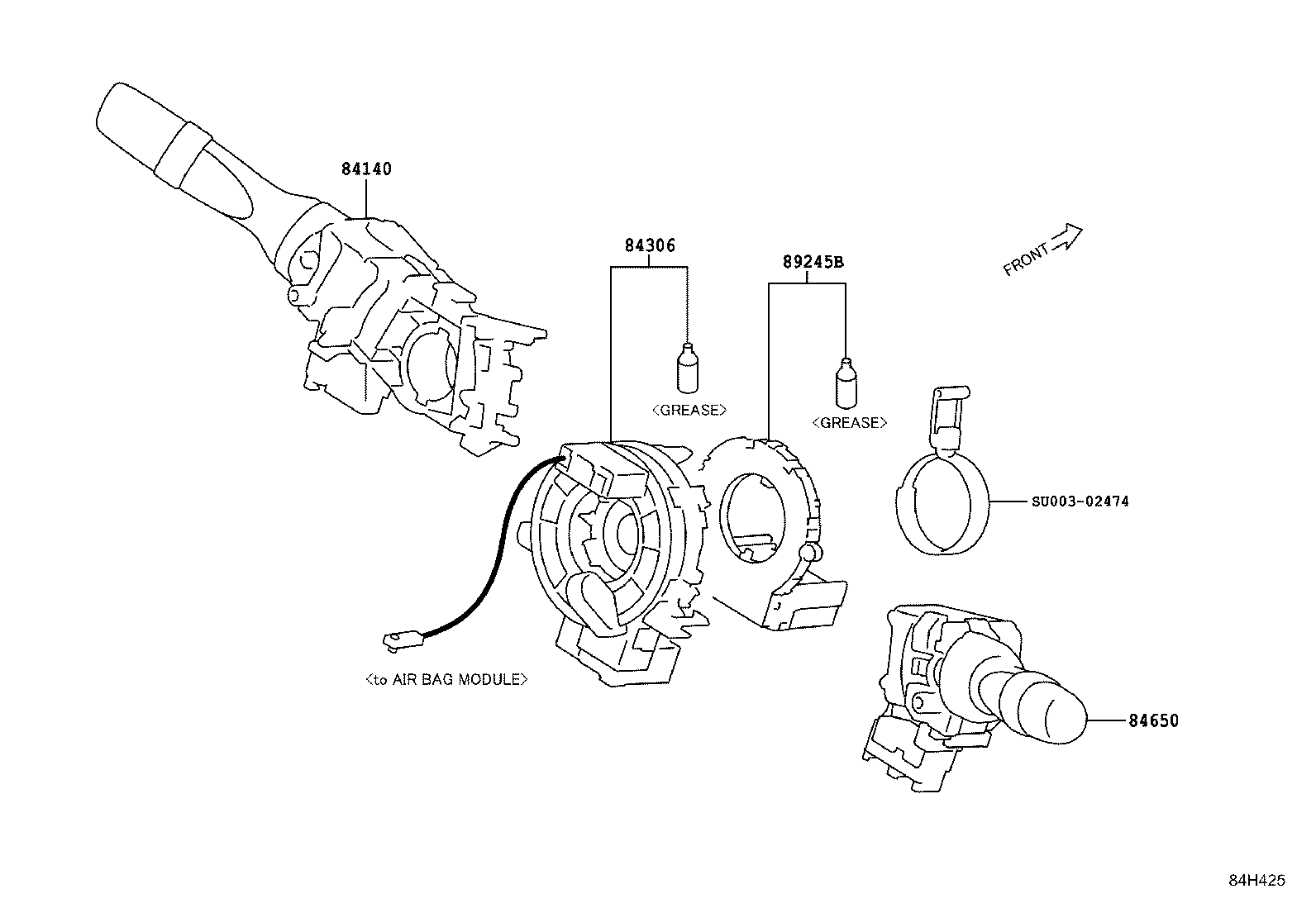SU003-07186 CABLE SUB-ASSY, SPIRAL product image
