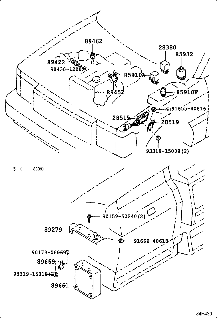 89426-30040 BRACKET, VACUUM SENSOR product image
