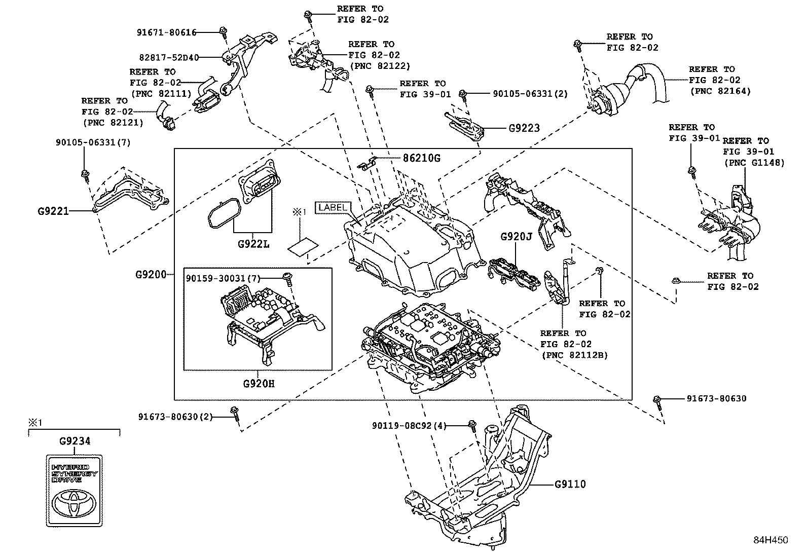 G9110-52020 BRACKET ASSY, INVERTER product image