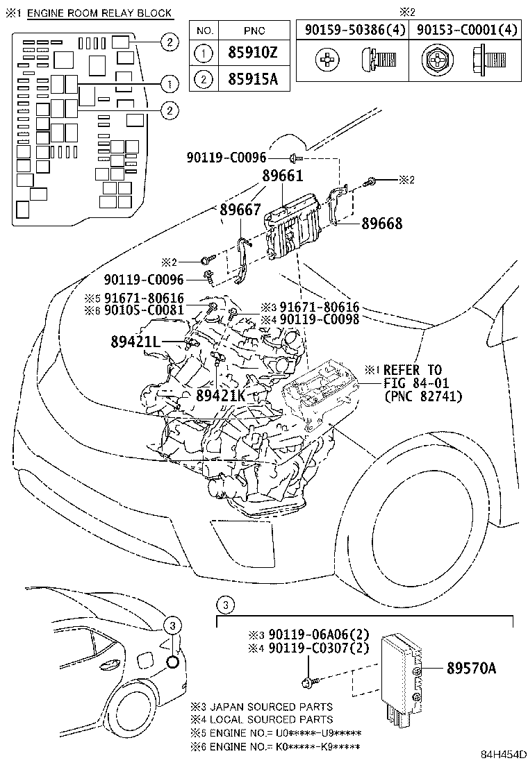 89661-0ZK10 COMPUTER, ENGINE CONTROL product image