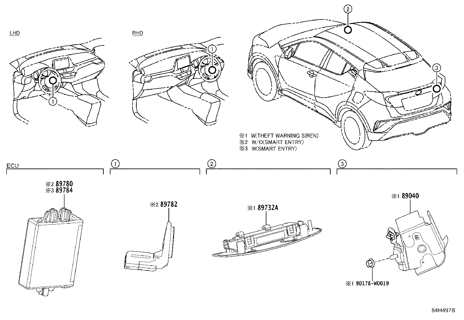 Toyota 89780-F4060 COMPUTER ASSY, TRANSPONDER KEY