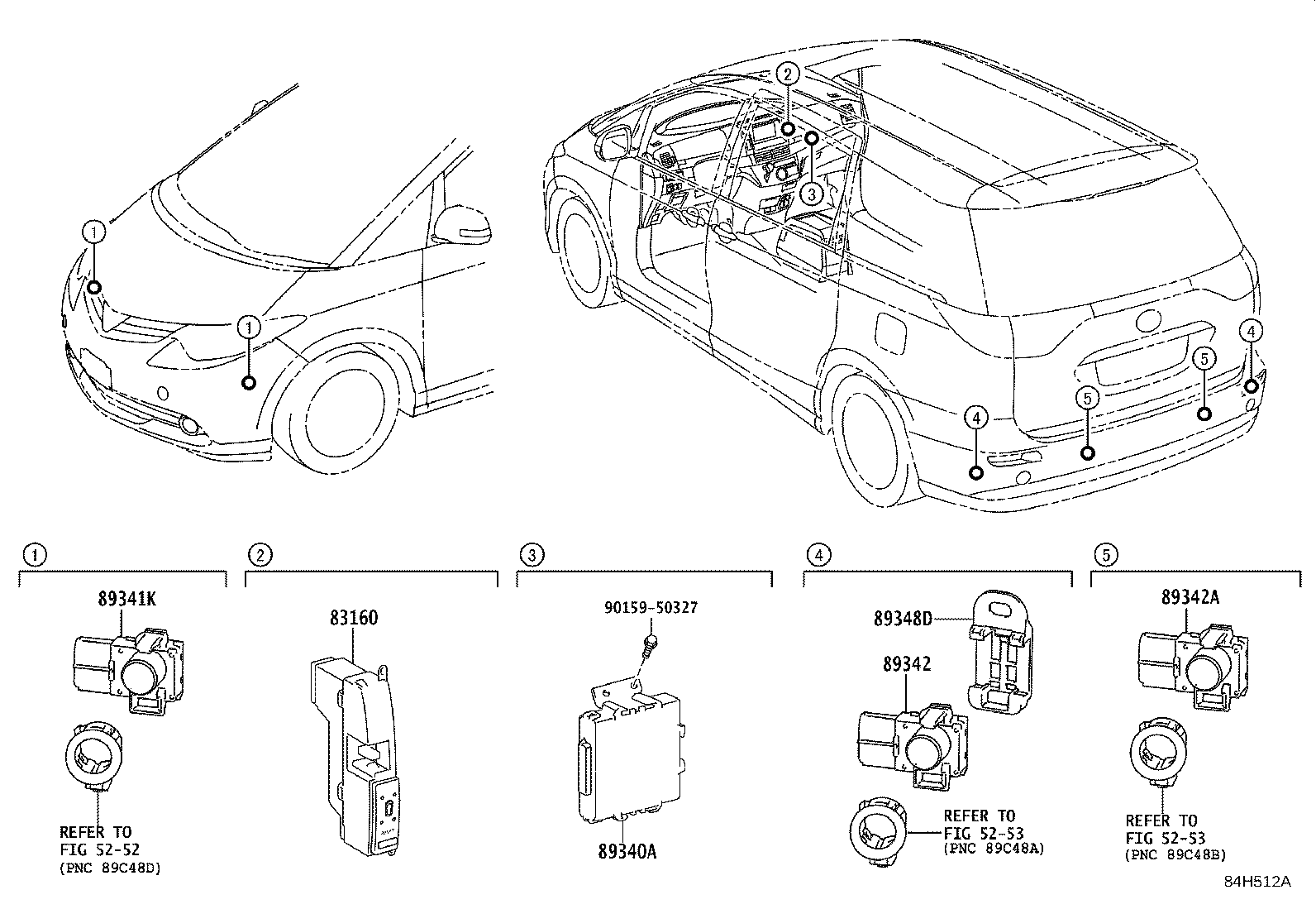 83160-28061 INDICATOR ASSY, CLEARANCE WARNING product image