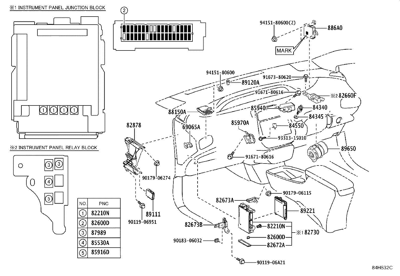 84010-47420 SWITCH ASSY, PATTERN SELECT product image