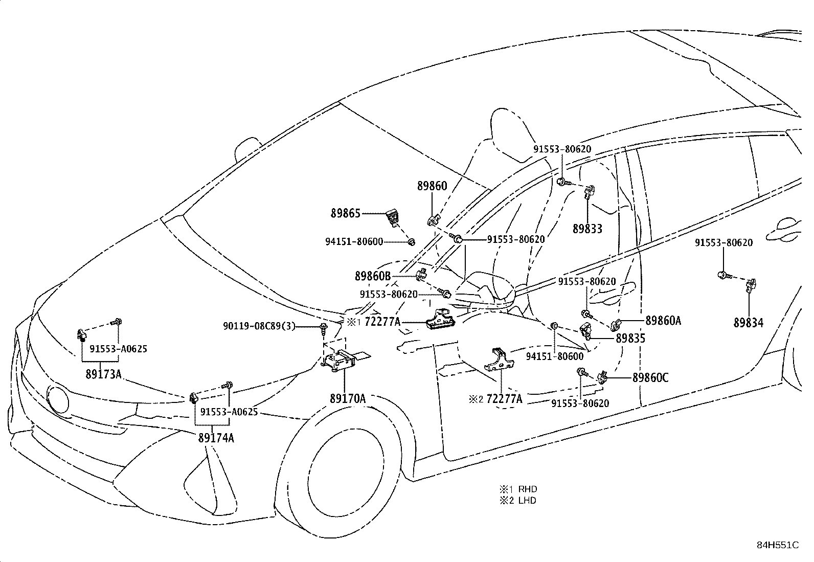 89170-47701 COMPUTER ASSY, AIR BAG product image