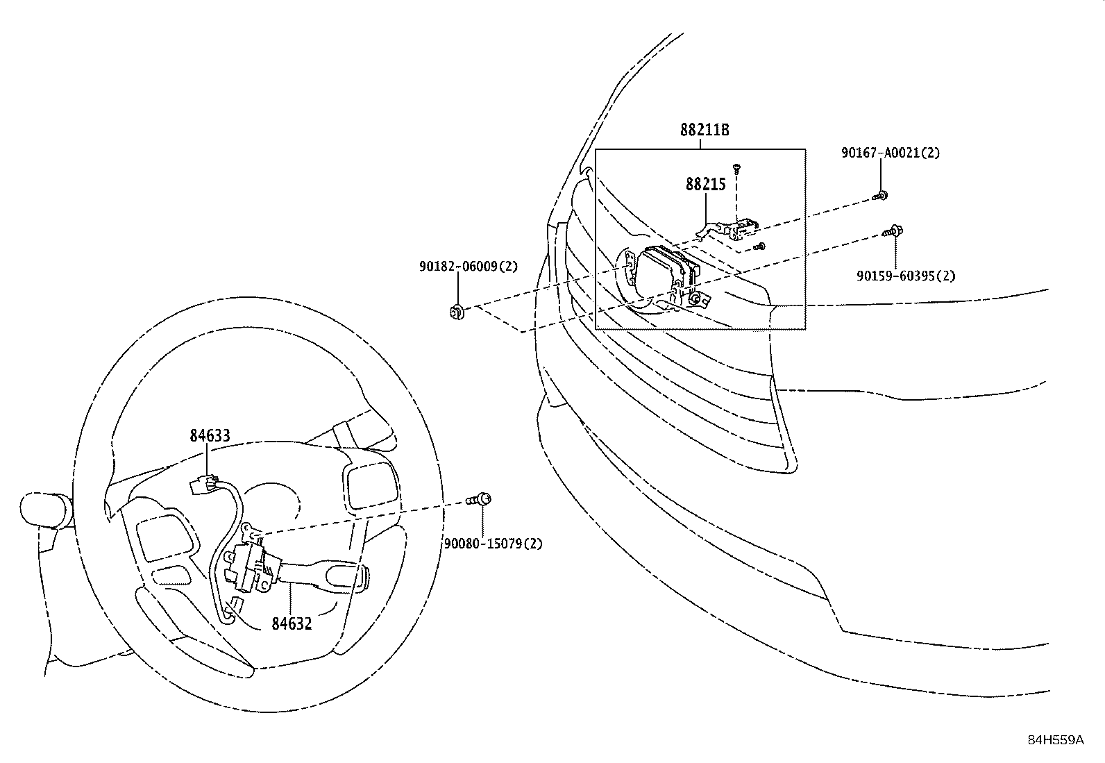 Toyota 84632-0E030 SWITCH, CRUISE CONTROL MAIN