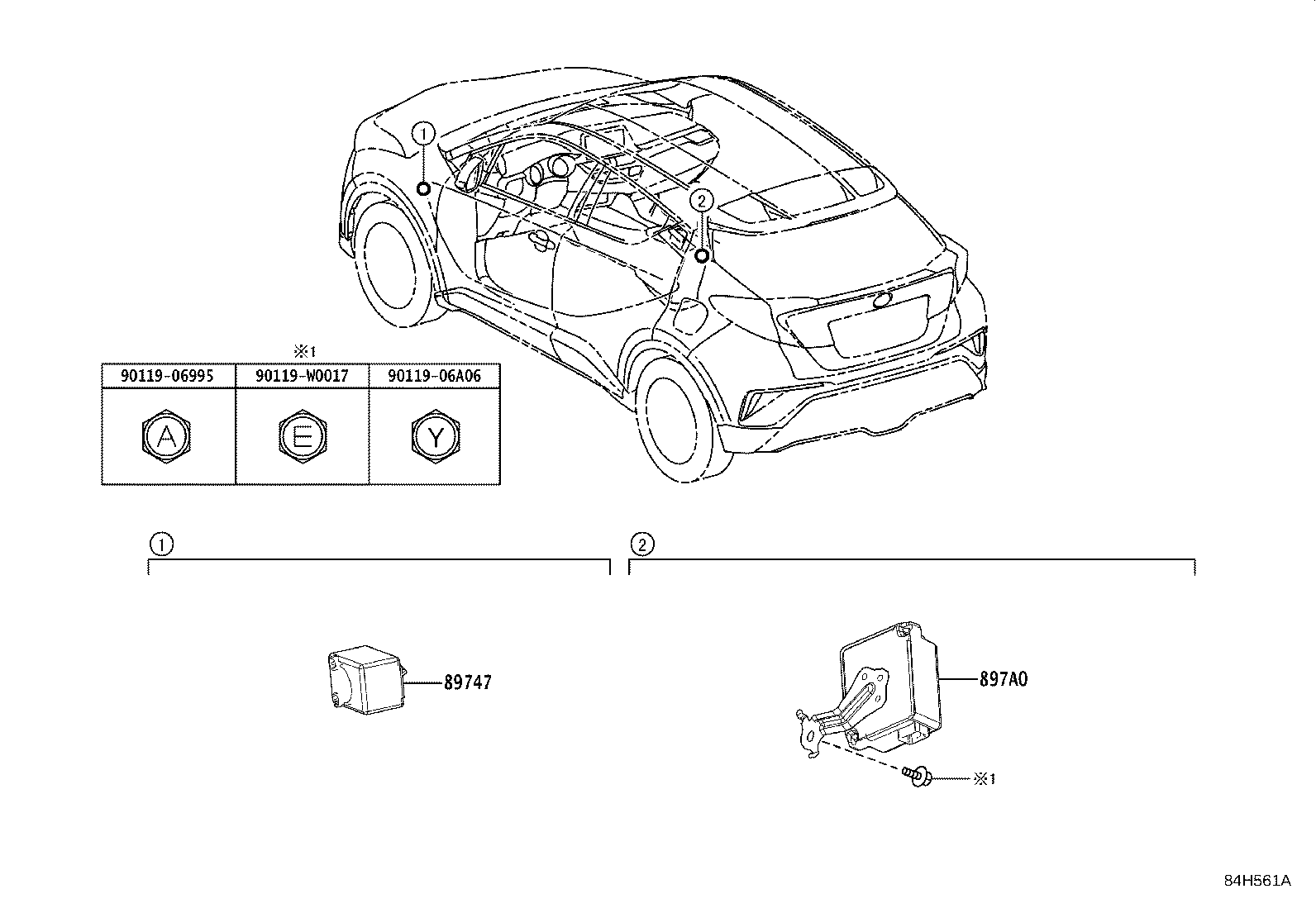 Toyota 89990-F4170 COMPUTER ASSY, SMART KEY