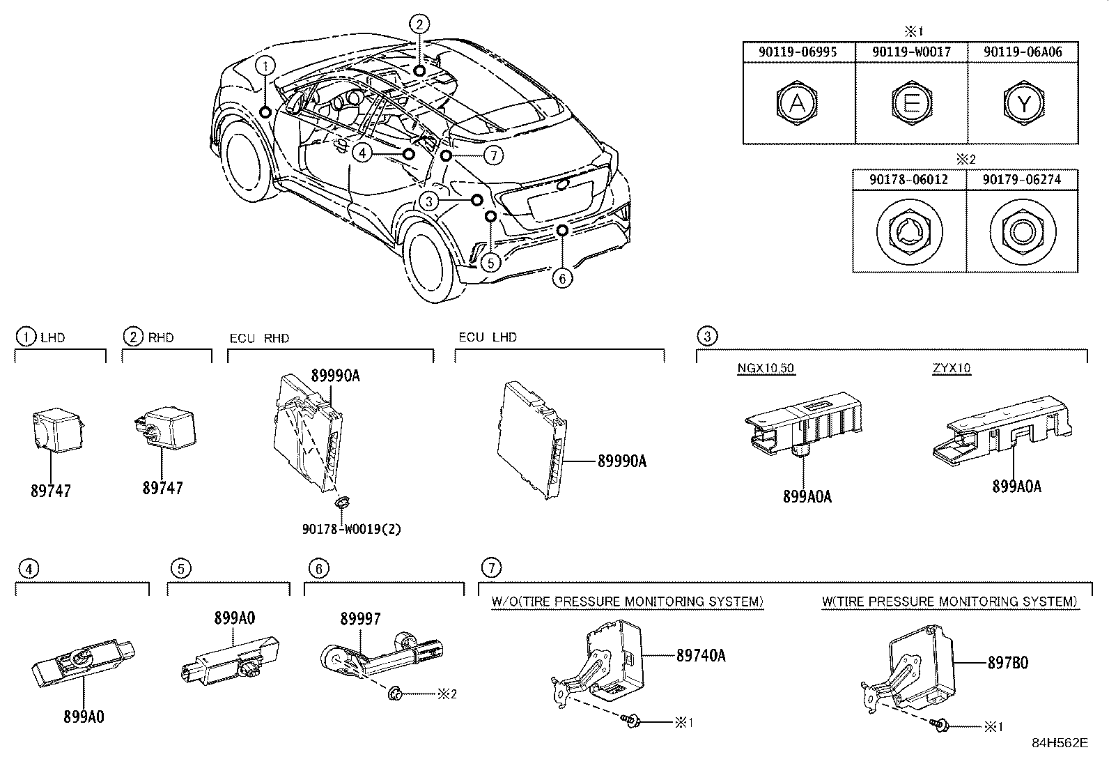 89741-F4010 RECEIVER, DOOR CONTROL product image