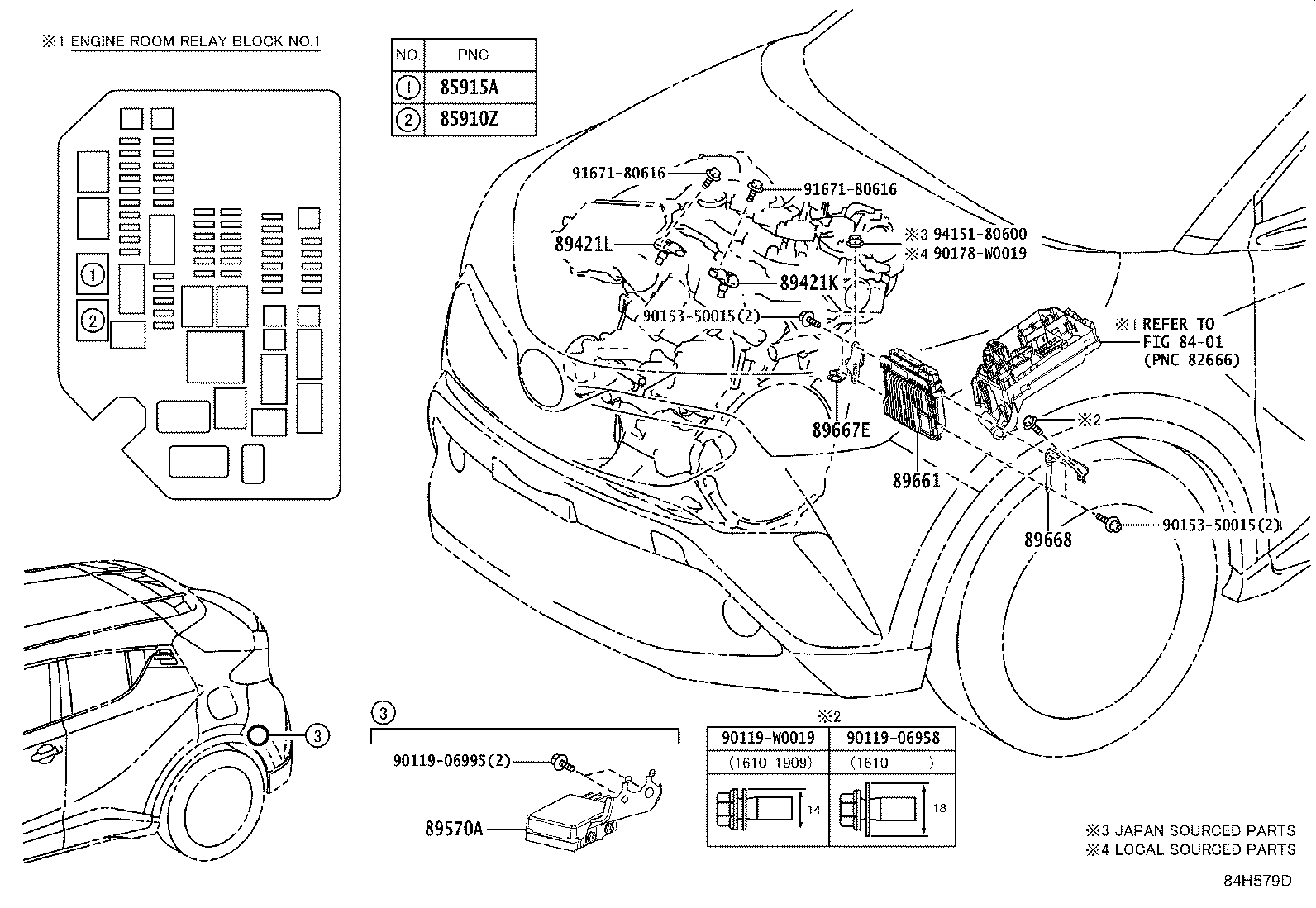 Toyota 89570-10040 COMPUTER ASSY, FUEL PUMP CONTROL