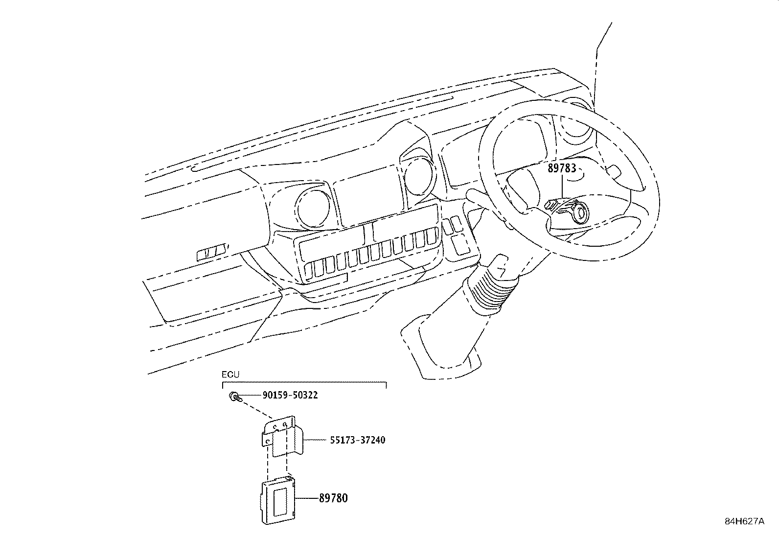 89780-25010 COMPUTER ASSY, TRANSPONDER KEY product image