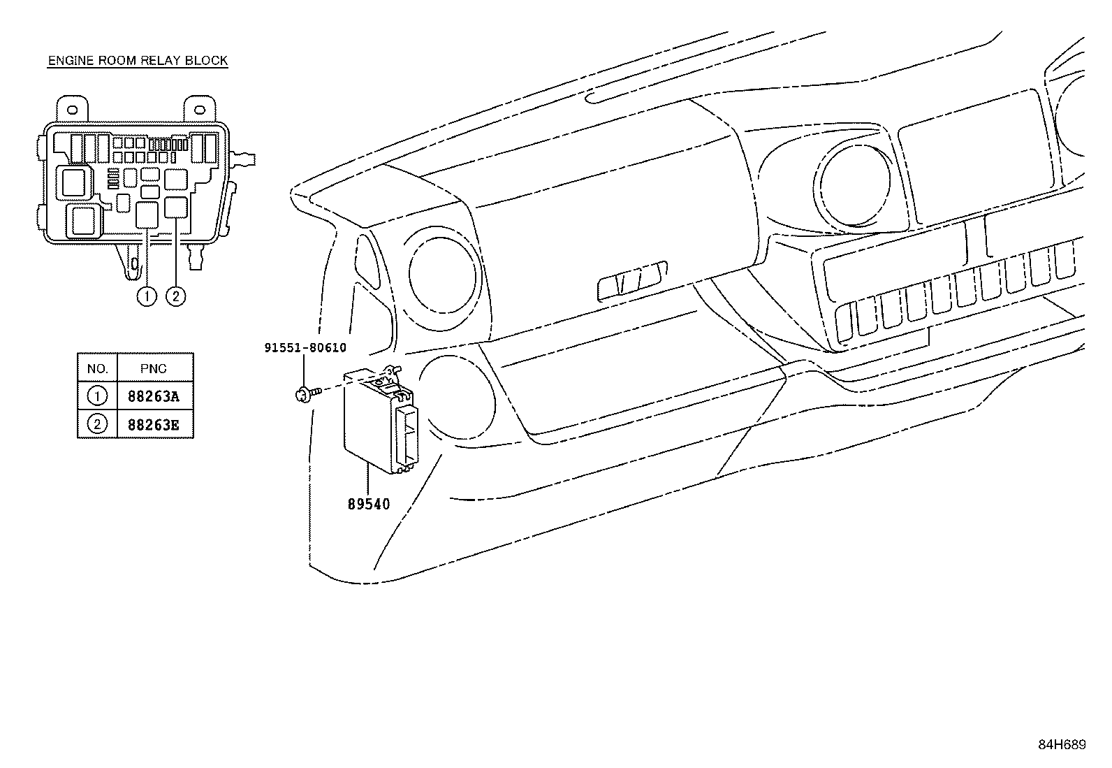 89545-25010 SENSOR, SPEED, REAR RH product image