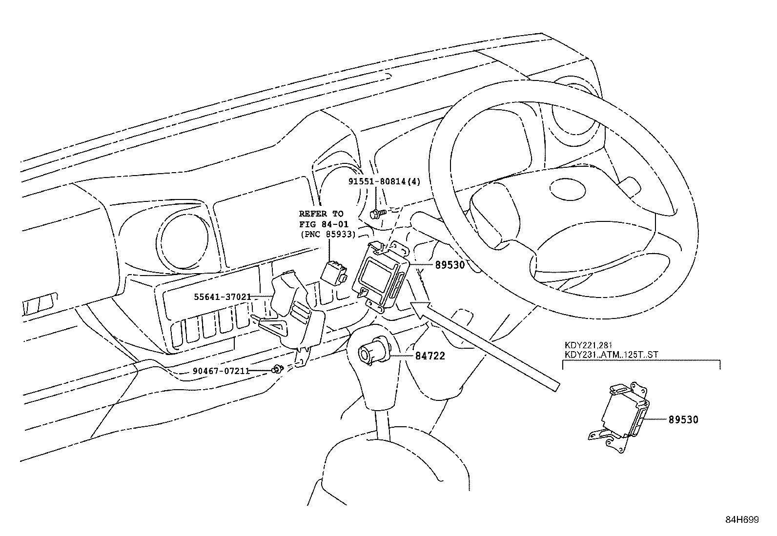 89530-25250 COMPUTER ASSY, TRANSMISSION CONTROL product image