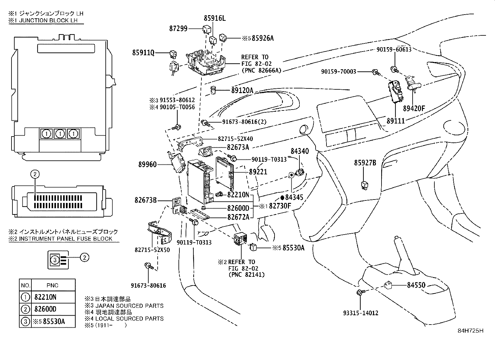 84140-0DA40 SWITCH ASSY, HEADLAMP DIMMER product image