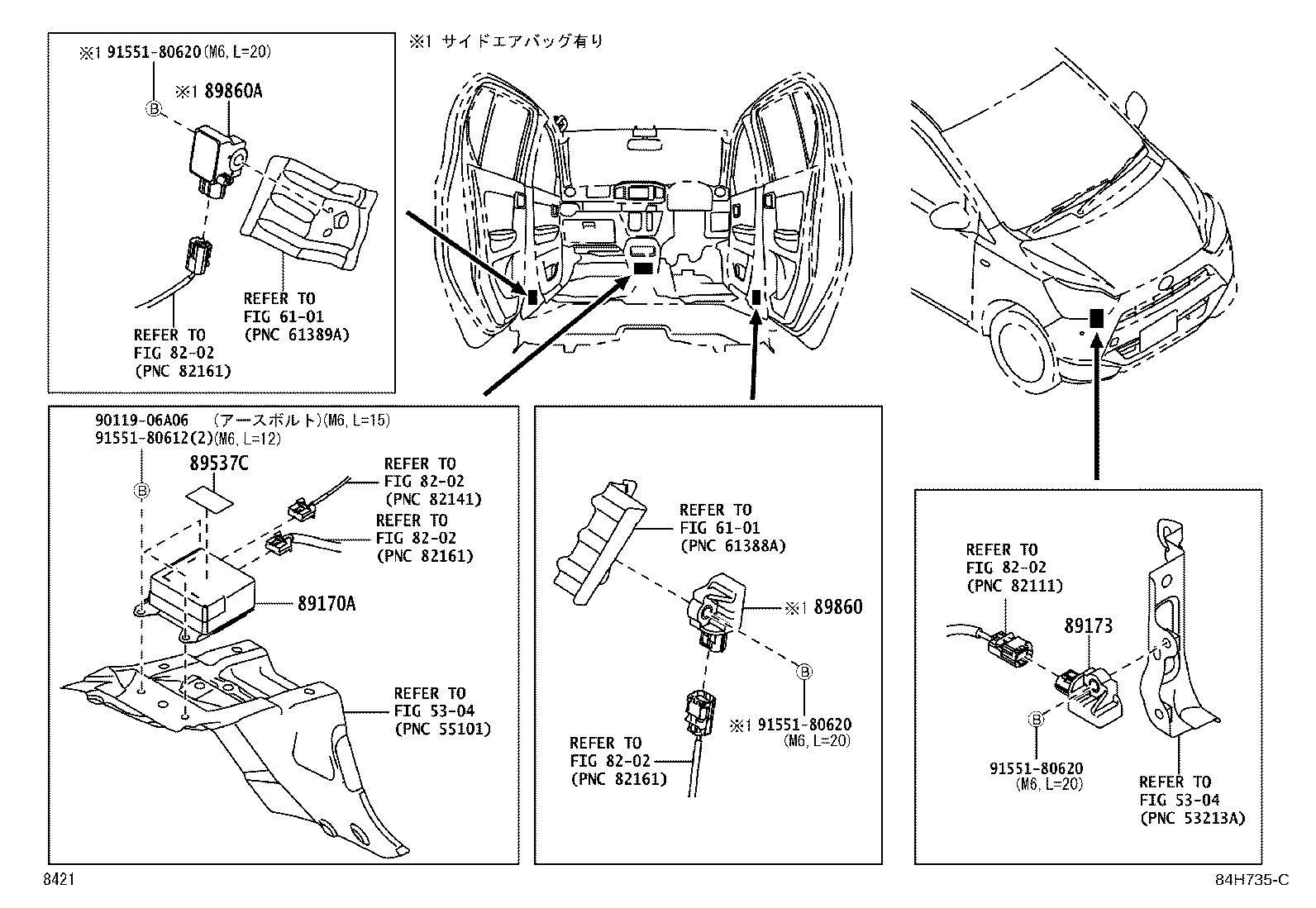 89170-B2D70 COMPUTER ASSY, AIR BAG product image