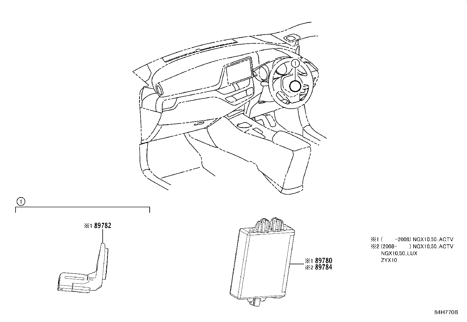 89780-10030 COMPUTER ASSY, TRANSPONDER KEY product image