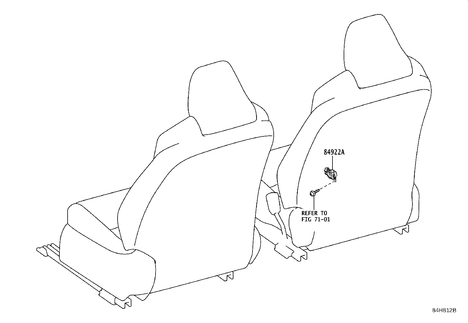 28859-47080 HOLDER, BATTERY CURRENT SENSOR product image