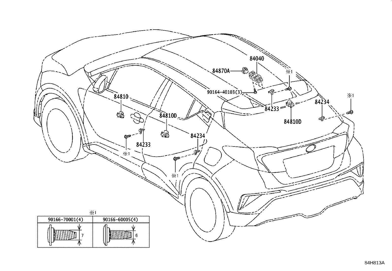 28859-47080 HOLDER, BATTERY CURRENT SENSOR product image
