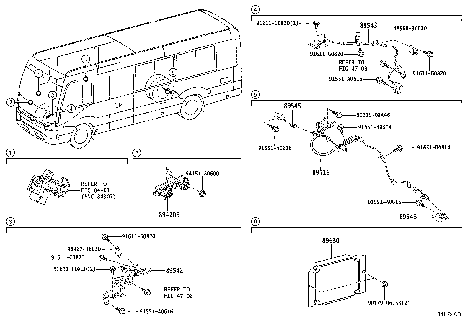 42141-V4020 ATTACHMENT, SKID CONTROL WIRE, NO.1 product image