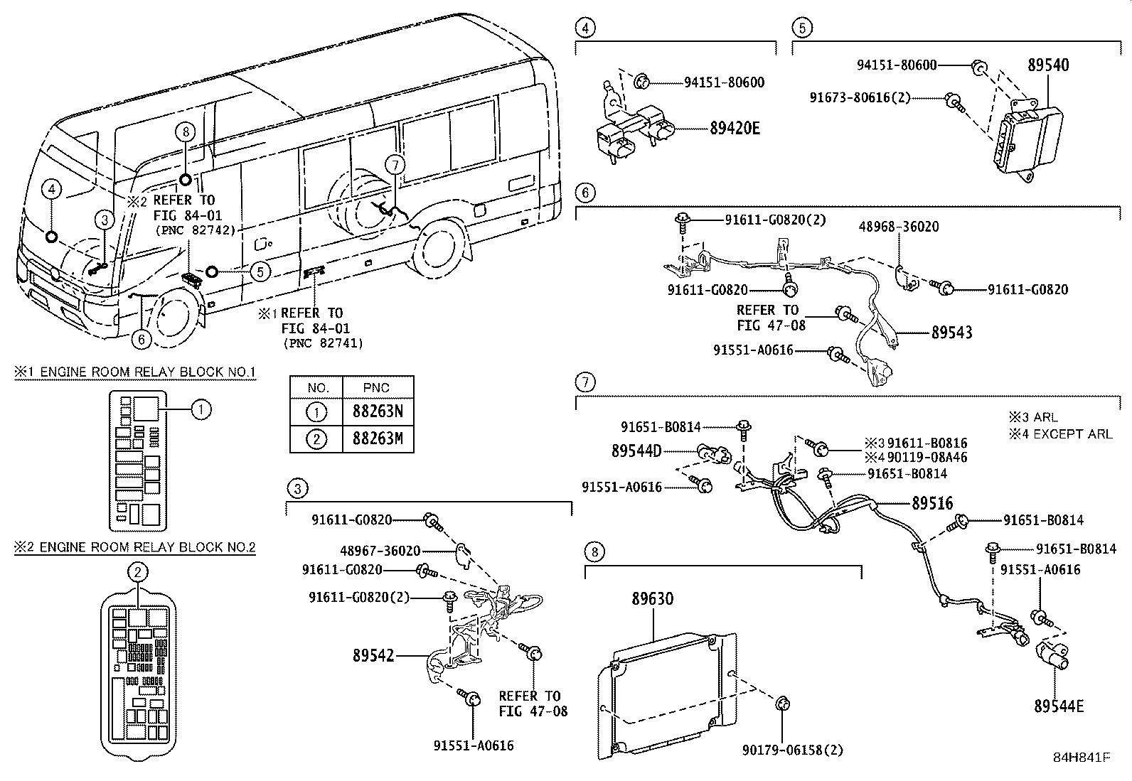 89545-36010 SENSOR, SPEED, REAR RH product image
