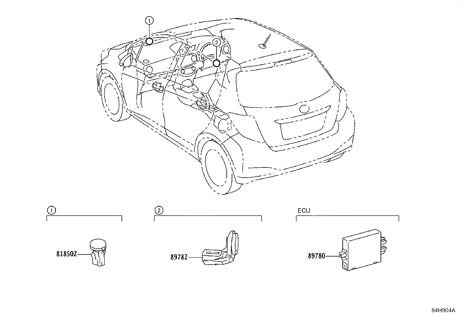 89780-52210 COMPUTER ASSY, TRANSPONDER KEY product image