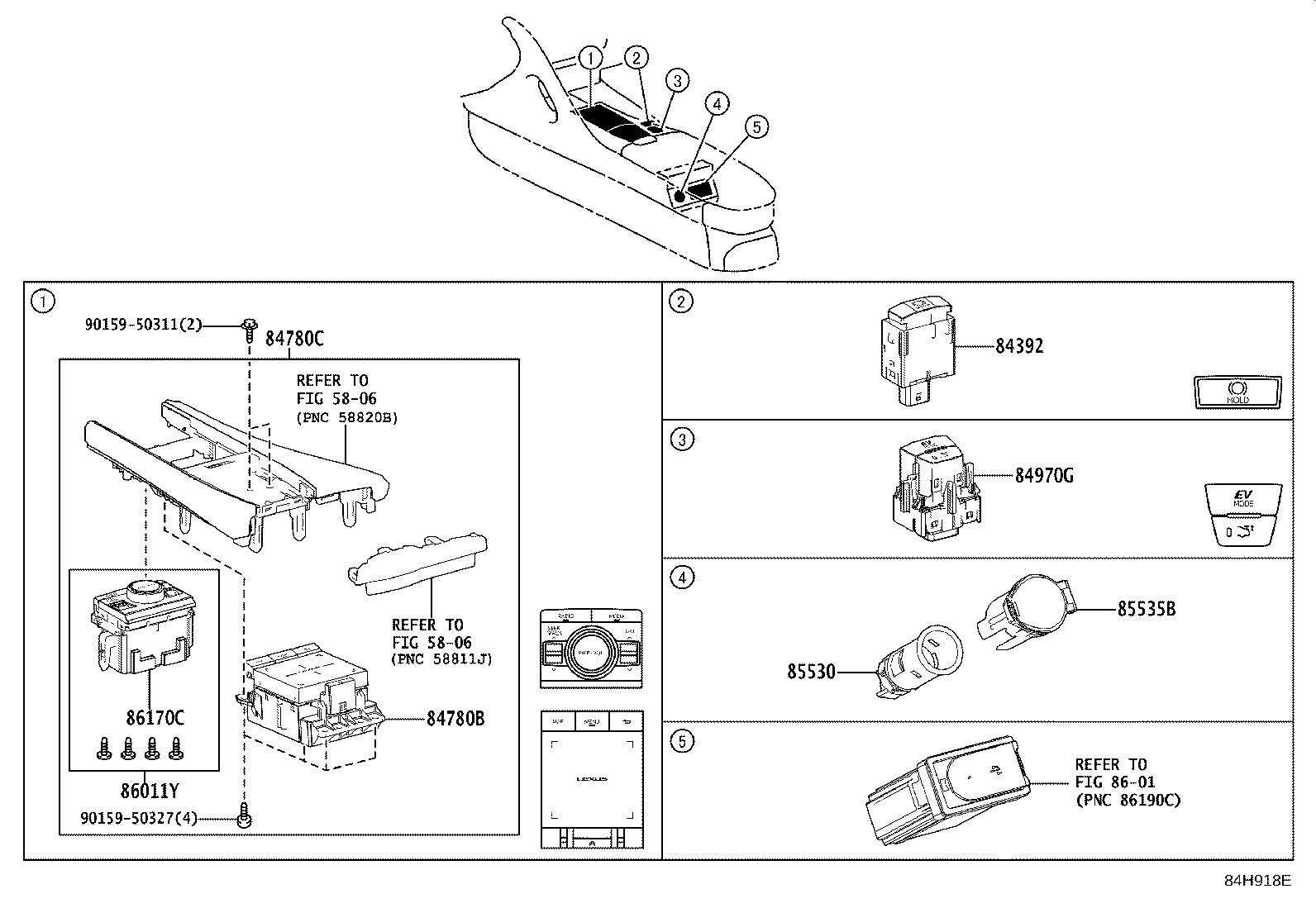 86011-11020 SWITCH & VOLUME, SET product image