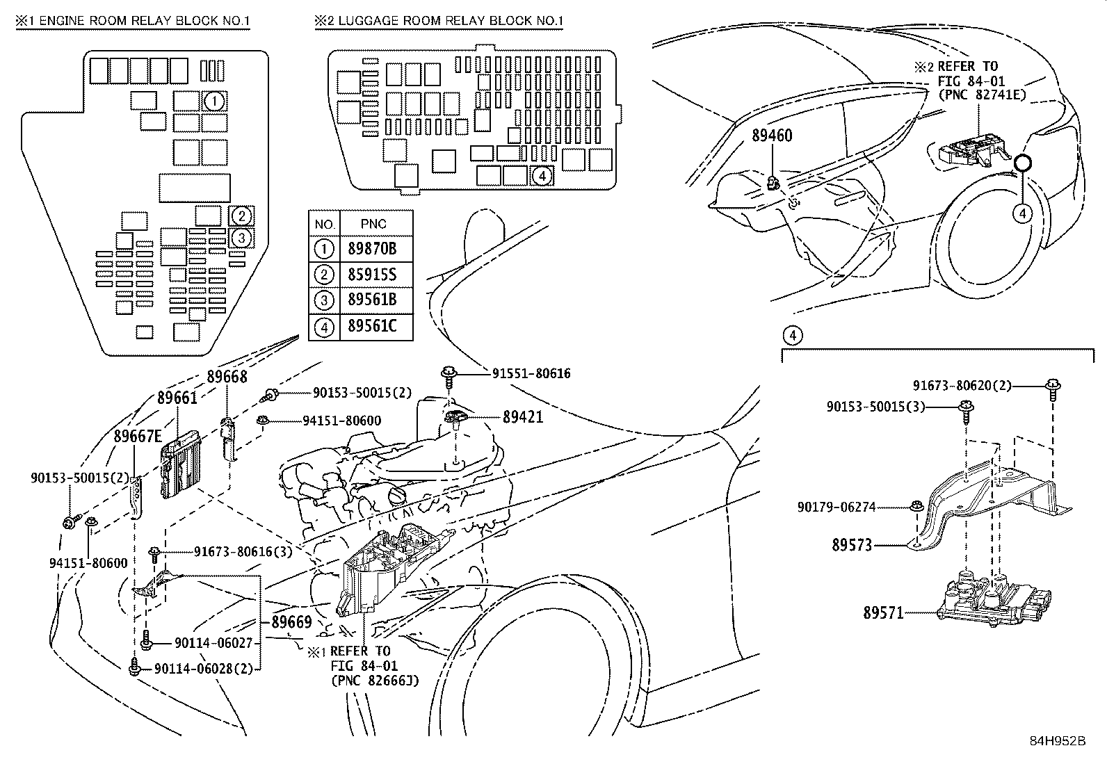 Toyota 89668-11010 BRACKET, ENGINE CONTROL COMPUTER, NO.2