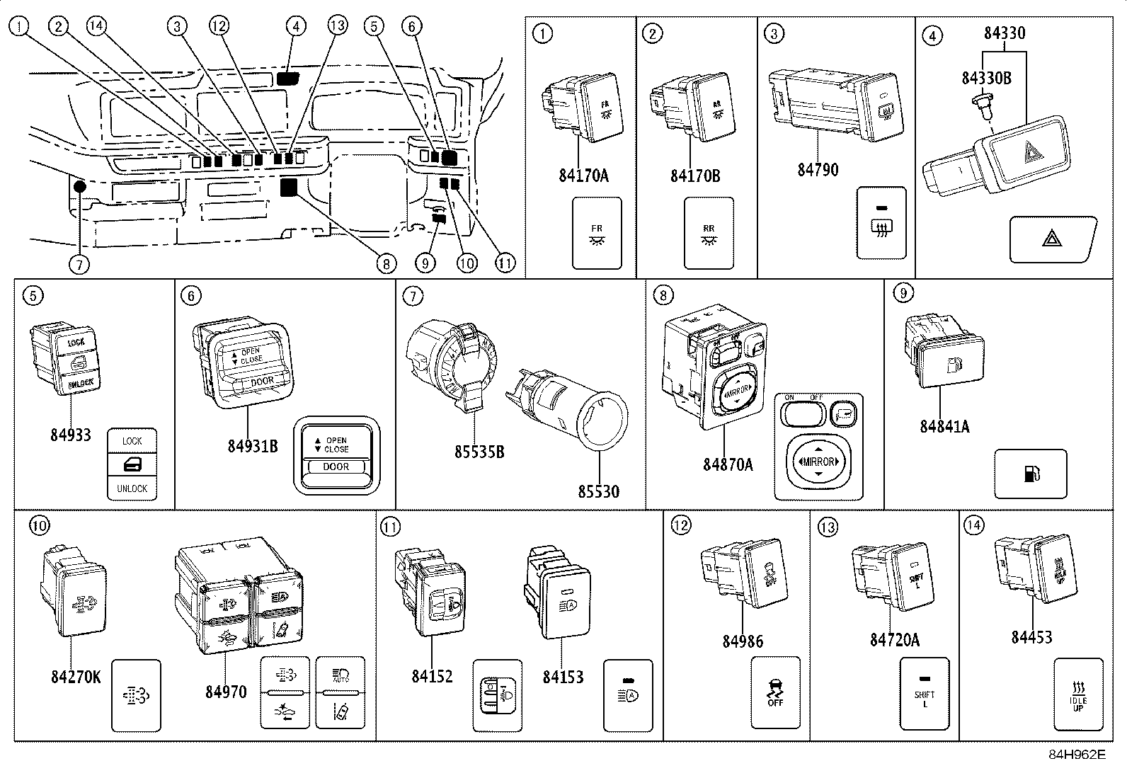 28559-11060 BRACKET, GLOW PLUG CONTROLLER, NO.2 product image