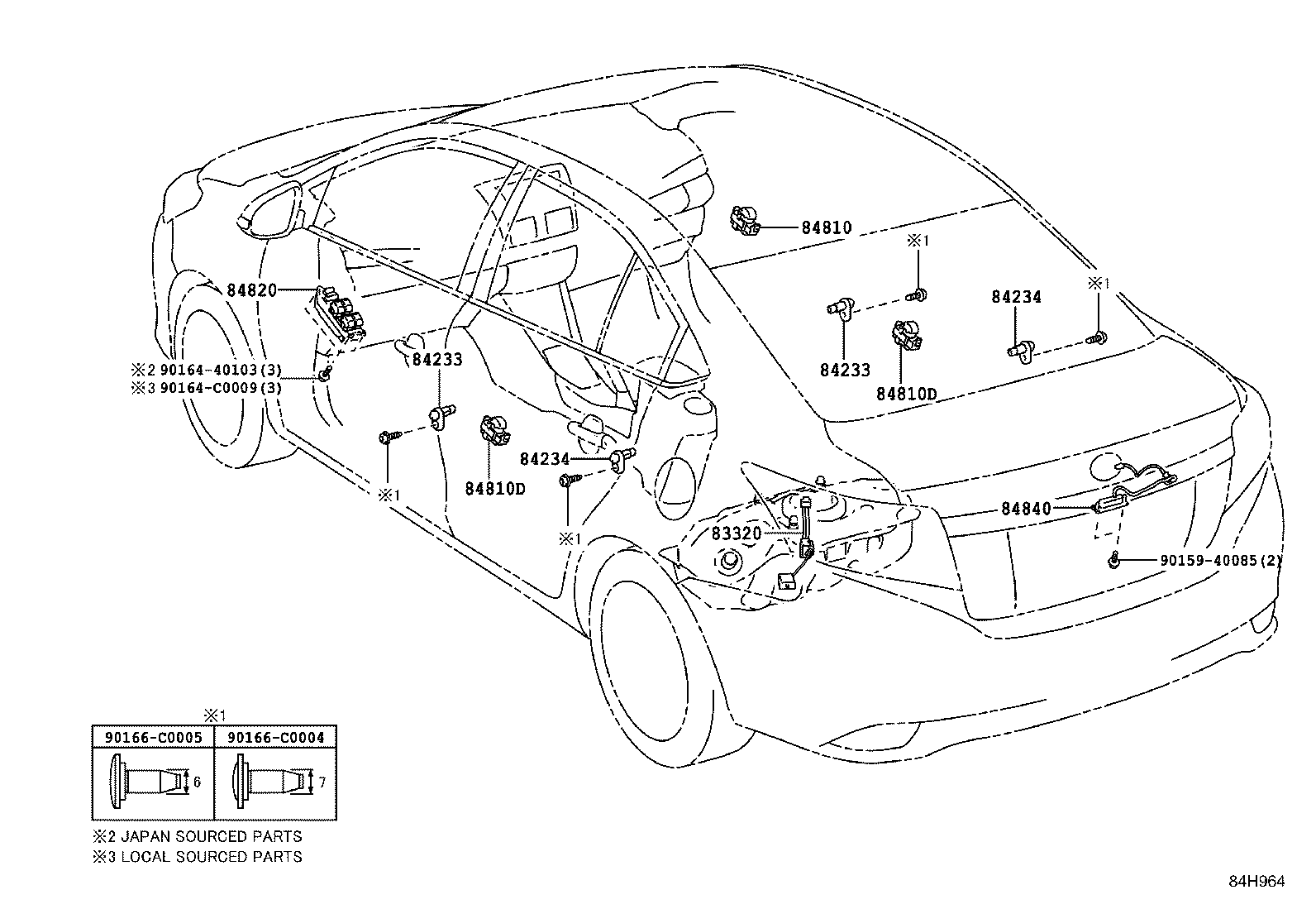 28859-0V010 HOLDER, BATTERY CURRENT SENSOR product image