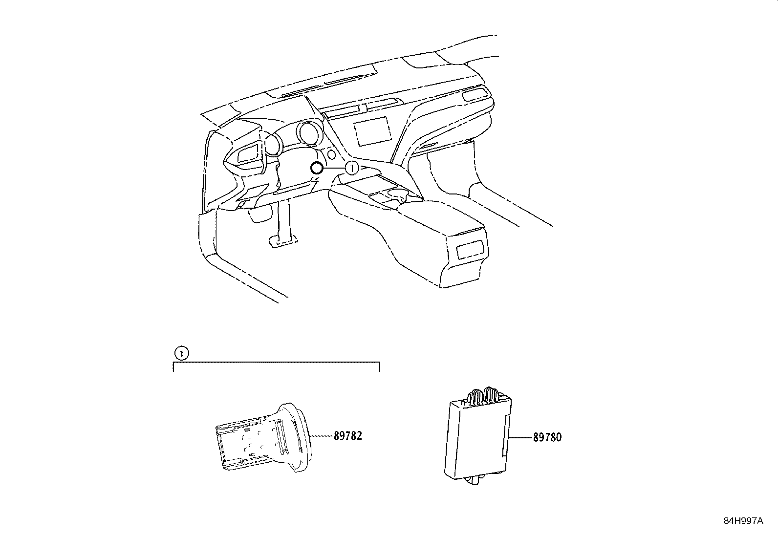 Toyota 89782-33070 COIL, TRANSPONDER KEY