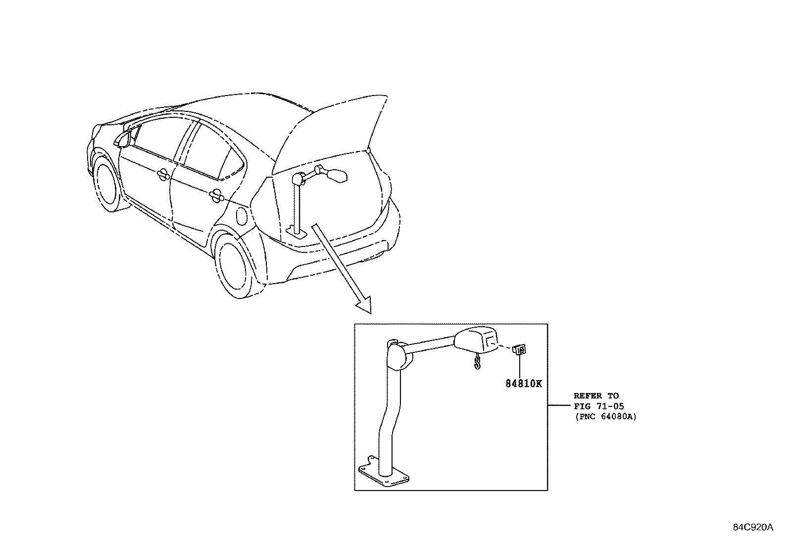 89960-52280 COMPUTER ASSY, HEADLAMP LEVELING product image