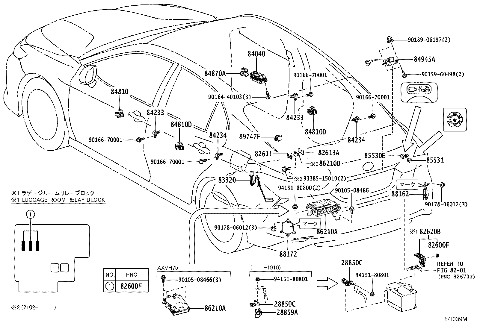82715-33K10 BRACKET, WIRING HARNESS CLAMP product image
