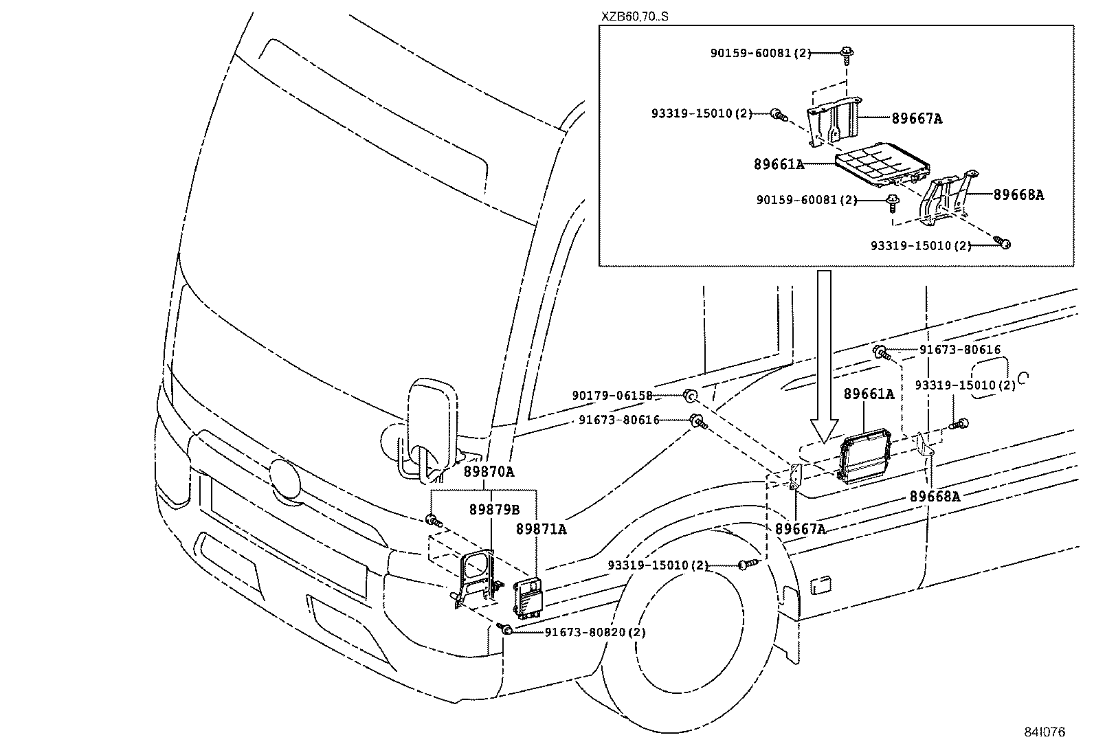 89661-V4100 COMPUTER, ENGINE CONTROL product image