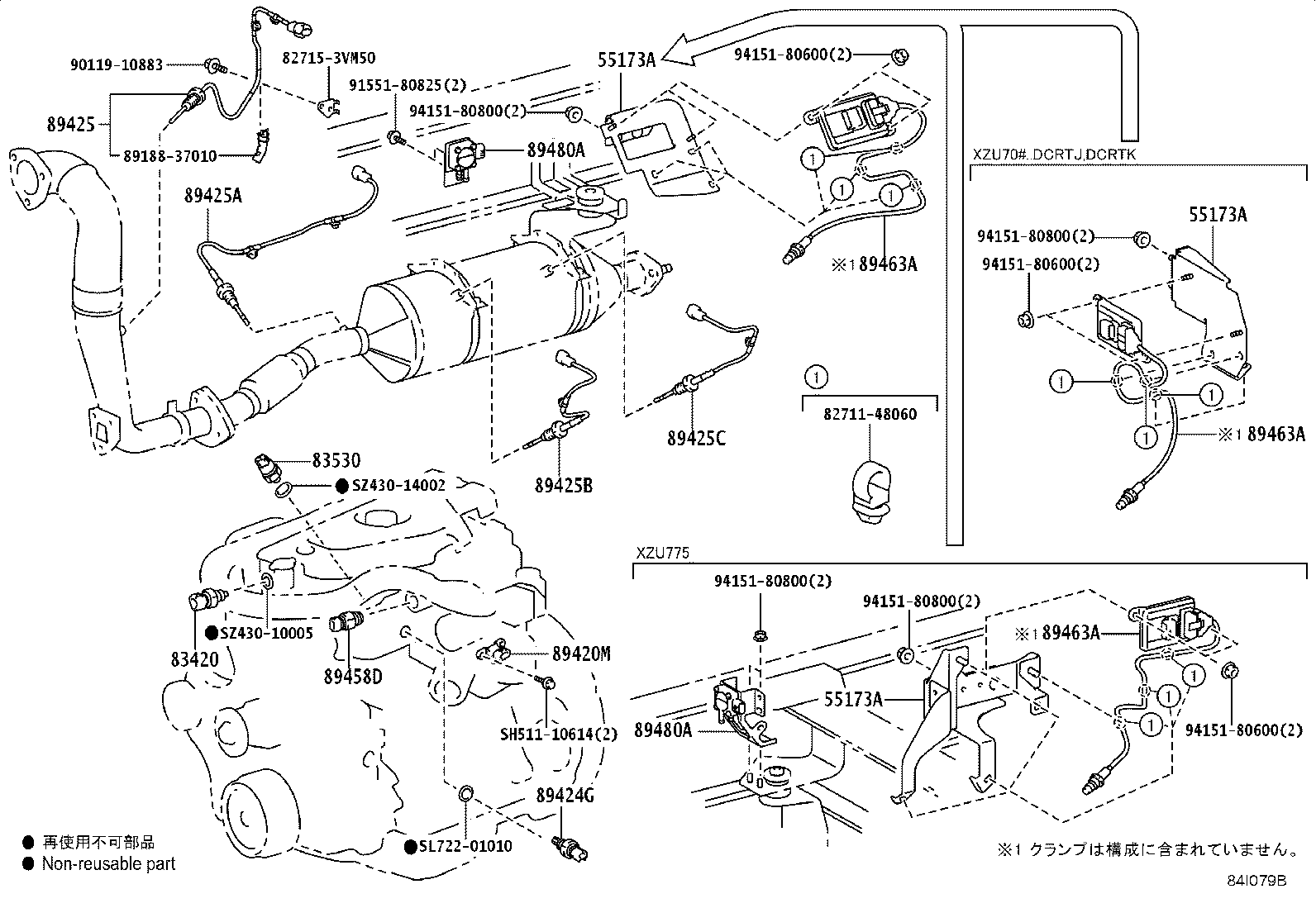 55173-37120 BRACKET product image