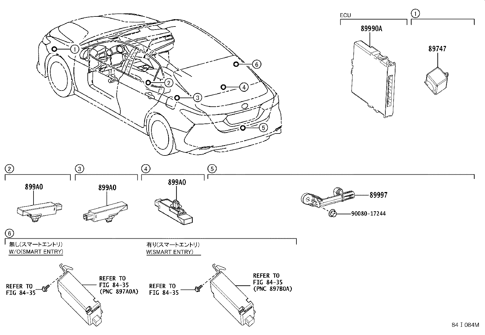 Toyota 89990-06330 COMPUTER ASSY, SMART KEY