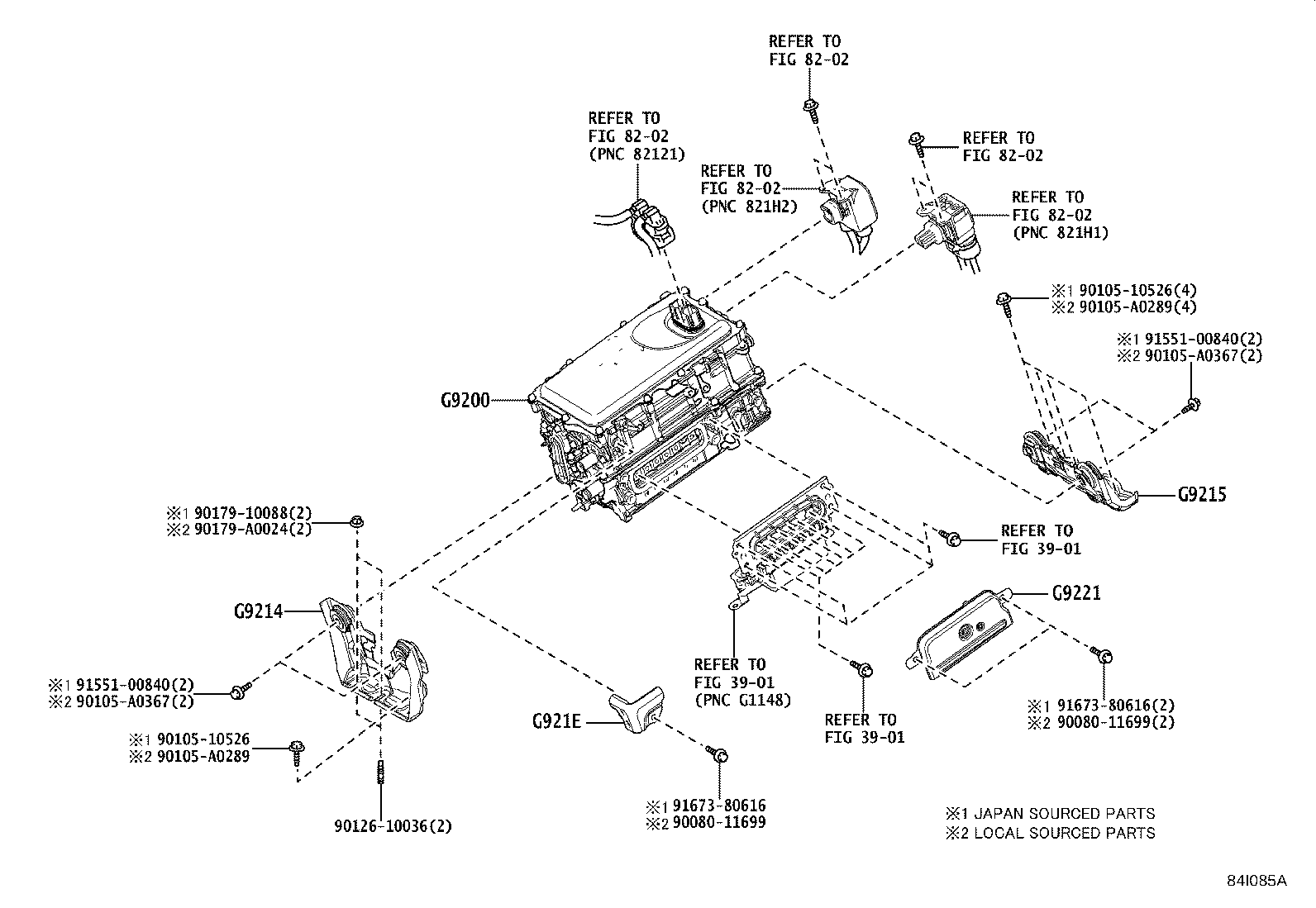 Toyota 04899-33030 CONVERTER KIT, HV