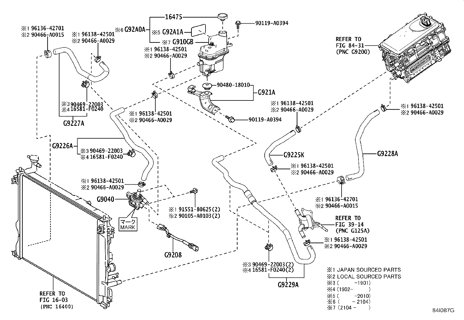 Toyota G9040-28020 INVERTER WATER PUMP ASSY(W/MOTOR)