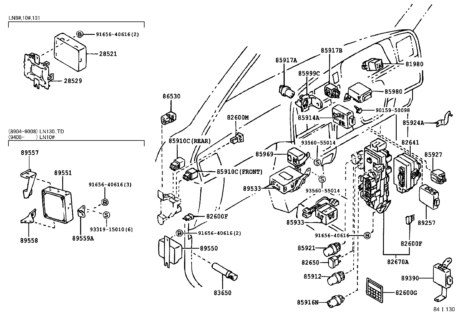 89629-35010 BRACKET, IGNITER ASSY product image