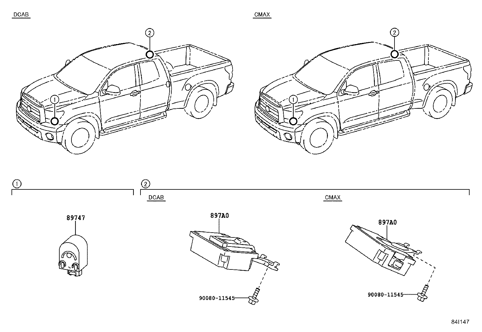 897B0-0C040 RECEIVER ASSY, ELECTRICAL KEY & TPMS product image
