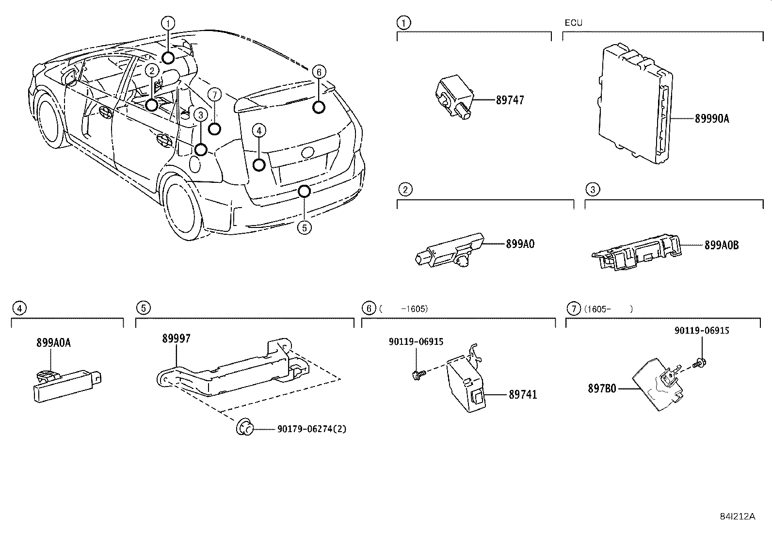 897B0-47140 RECEIVER ASSY, ELECTRICAL KEY & TPMS product image