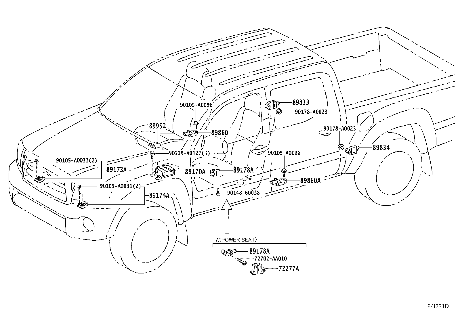 89952-04021 COMPUTER, OCCUPANT DETECTION product image