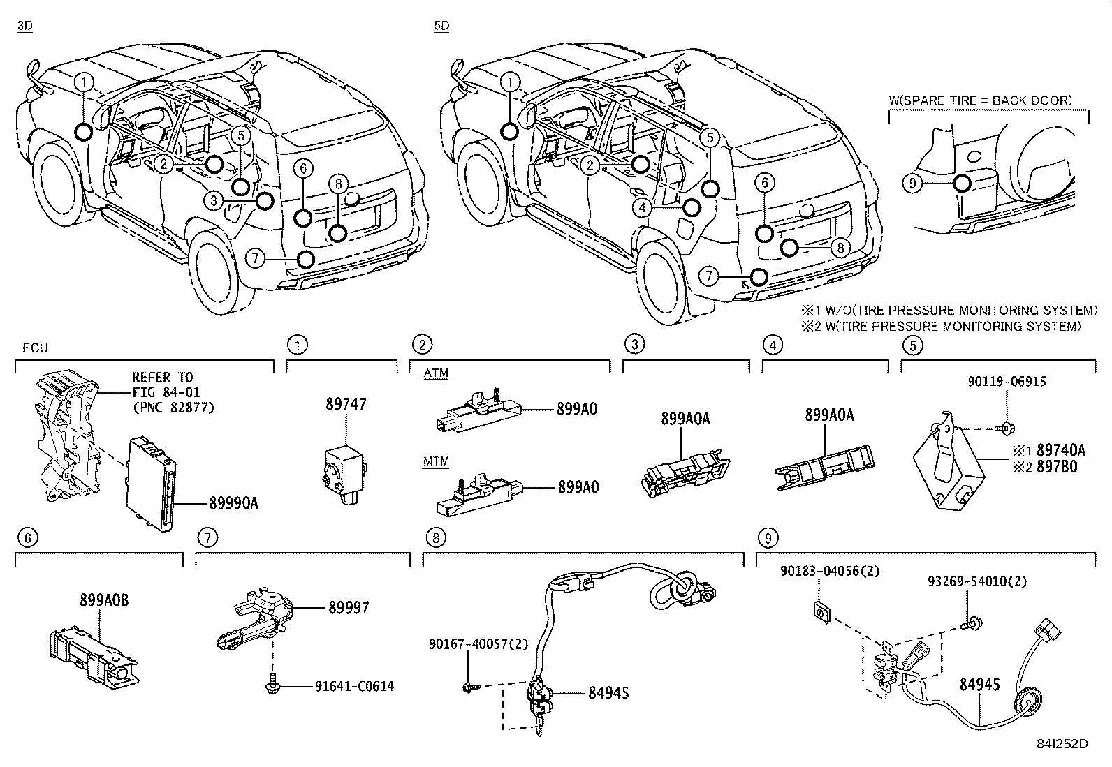 897B0-60080 RECEIVER ASSY, ELECTRICAL KEY & TPMS product image