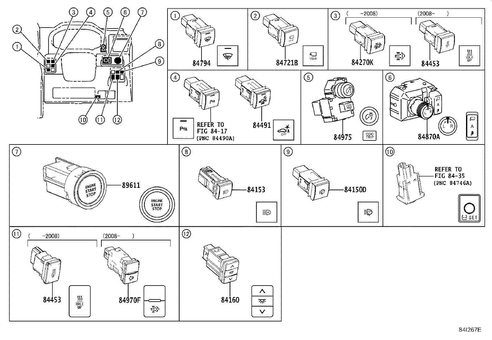 85535-60170 COVER, POWER OUTLET SOCKET, NO.1 product image