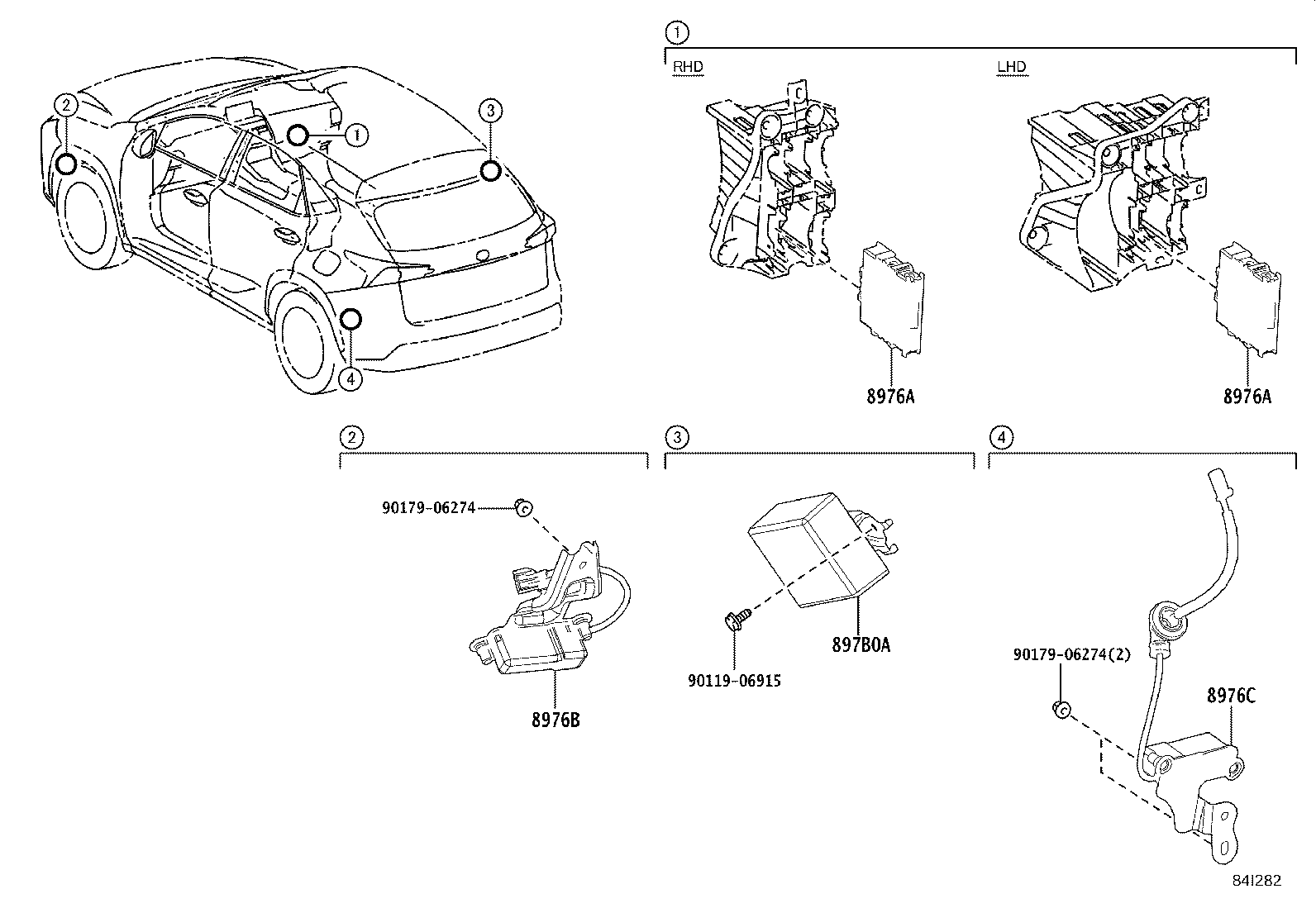 897B0-78150 RECEIVER ASSY, ELECTRICAL KEY & TPMS product image