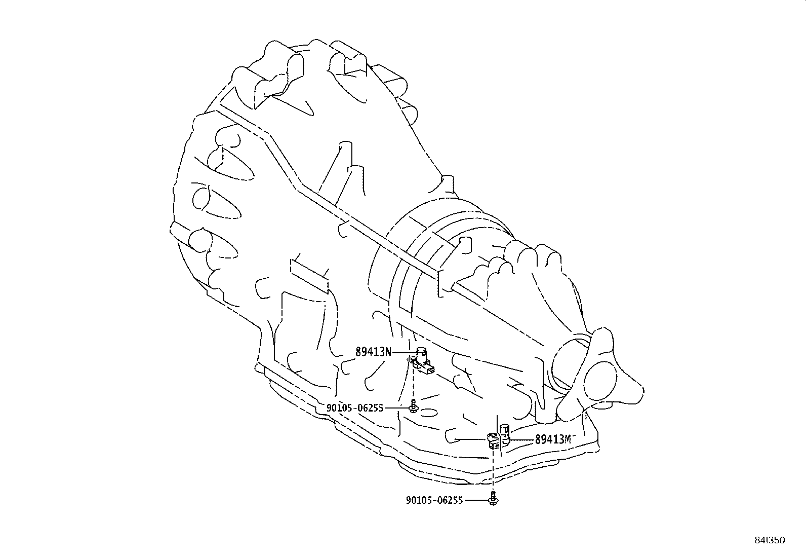 89413-11020 SENSOR, TRANSMISSION REVOLUTION, (NOUT) product image