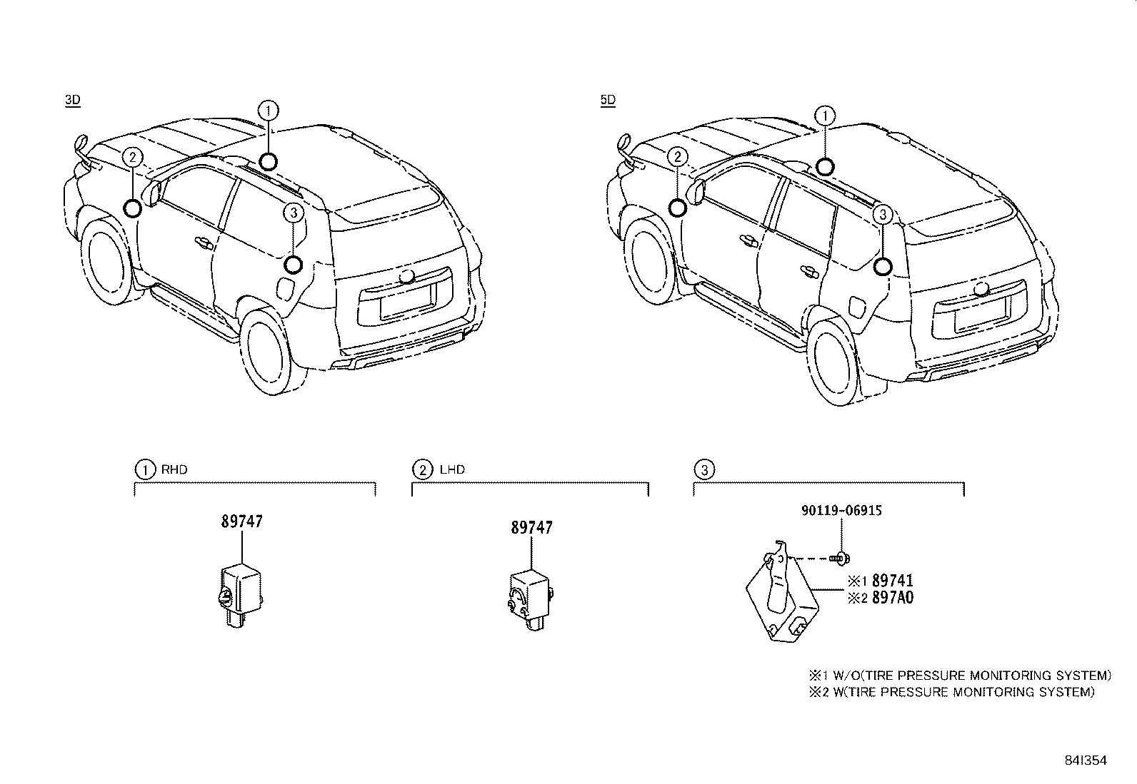 897B0-60080 RECEIVER ASSY, ELECTRICAL KEY & TPMS product image