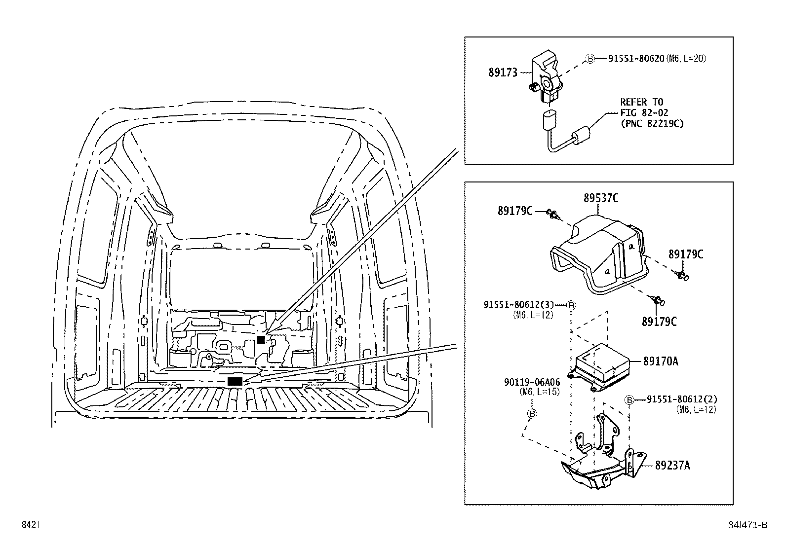 89170-B5040 COMPUTER ASSY, AIR BAG product image