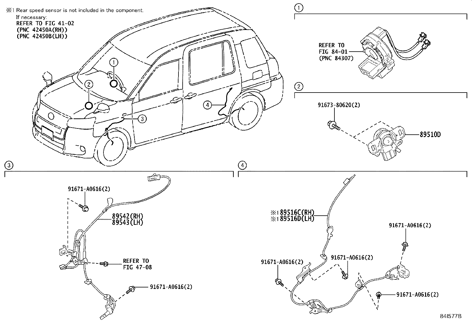 89686-15010 BRACKET, BRAKE CONTROL POWER SUPPLY, NO.1 product image