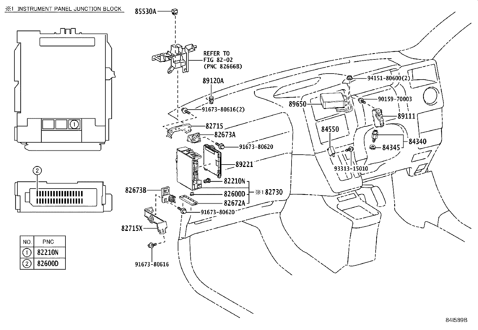 84152-60080 SWITCH, HEADLAMP LEVELING product image